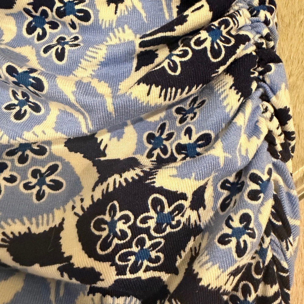 ME+EM Graphic Ribbon Floral Print Midi Dress - Picture 9 of 12